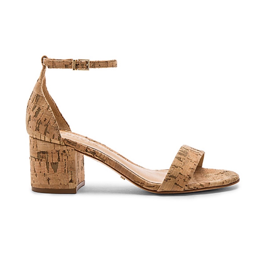 Schutz Chimes Heels in Natural